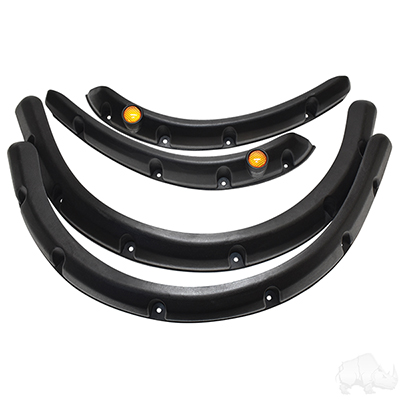 Fender Flare w/ Running Light, SET OF 4, E-Z-Go RXV 08-15