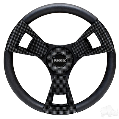 Fontana Steering Wheel, Carbon Fiber, Club Car Tempo, Onward, Precedent Hub
