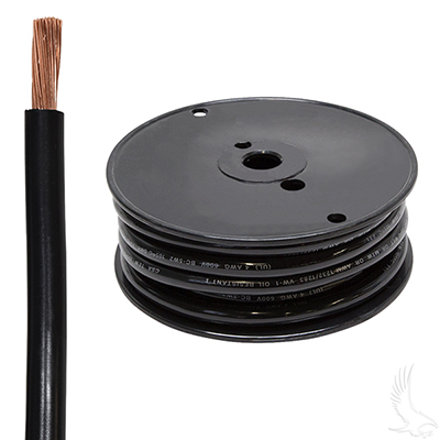 Battery Cable, 4 Gauge, 25 Foot