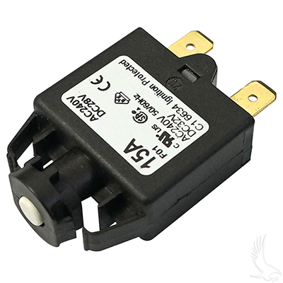 AC Circuit Breaker, Club Car PowerDrive3 Charger