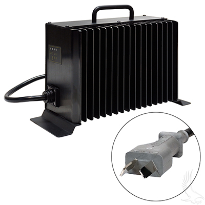 Admiral Advantage High Frequency Golf Car Charger, Crowsfoot, 36 V 15 Amp