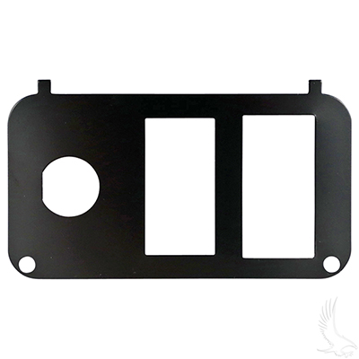 Console Plate, w/ Forward/Reverse Switch & Vertical State of Charge Meter, E-Z-Go PDS