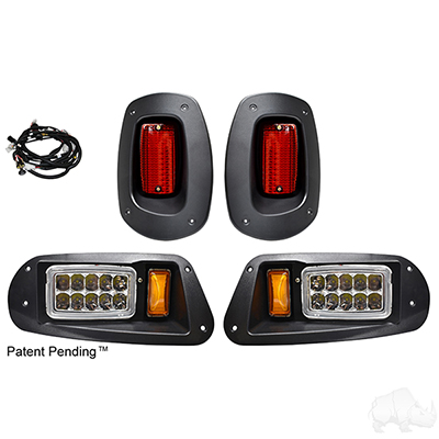 RHOX LED Adjustable Light Kit w/ Plug and Play Harness, E-Z-Go RXV 08-15, 12-48V