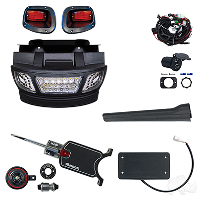 Build Your Own Light Bar Bumper Kit, Complete, LED, E-Z-Go TXT 14+ (Basic, OE Fit)