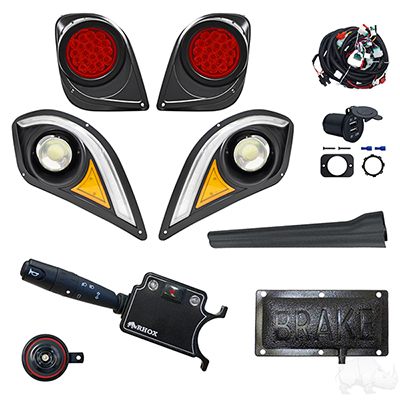 BYO LED Light Kit w/ RGBW LED Running Light, Yamaha Drive2 (Deluxe, Pedal Mount)