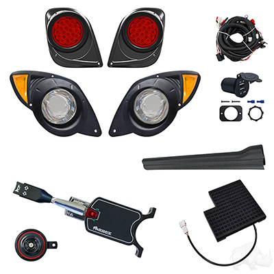 BYO LED Adjustable Light Kit, Yamaha Drive2 17-19, 12-48V (Standard, OE Pedal Mount)