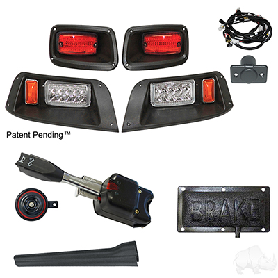 Build Your Own LED Adj. Light Kit, E-Z-Go TXT 96-13 (Standard, Pedal Mount)