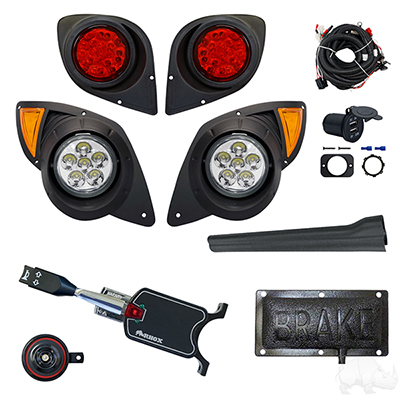Build Your Own LED Factory Light Kit, Yamaha Drive 07-16 (Deluxe, Pedal Mount))