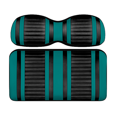 DoubleTake Extreme Rear Cushion Set, Universal, Black/Teal