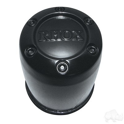 Center Cap, RHOX Black Plastic 2.65