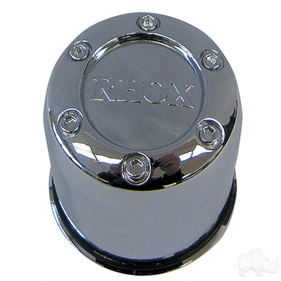 Center Cap, RHOX Chrome Plastic 2.65