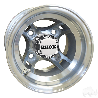 RHOX Brickyard, Machined w/ Center Cap, 8x7 ET-27