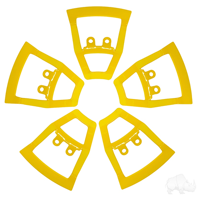 RHOX Color Wheel Inserts for RX388, BAG of 5, Yellow