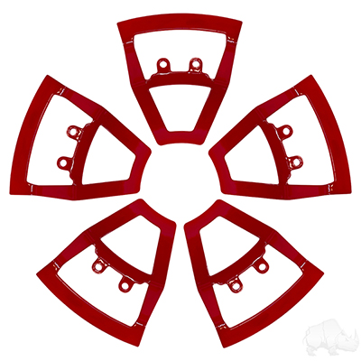 RHOX Color Wheel Inserts for RX389, BAG of 5, Red