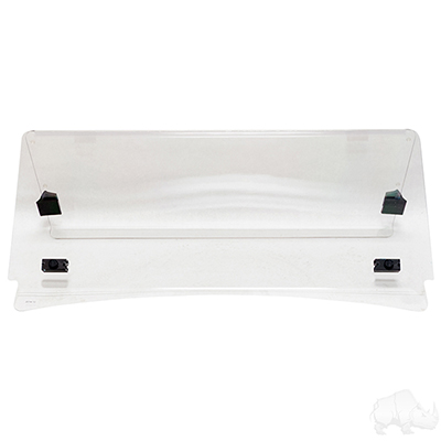 Windshield, Impact Modified Clear 2 Piece, E-Z-Go ST/Workhorse