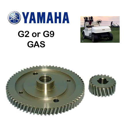  Yamaha G2, G9 GAS Golf Cart HIGH SPEED Gear Set 8:1 Ratio Gears