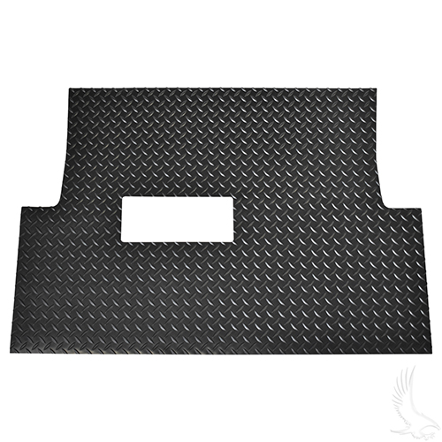 Floor Mat, Diamond Plate Rubber, Club Car Precedent 04+