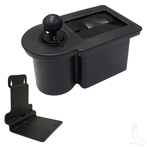 Ball Washer Black, with Zytel Mounting Bracket for Club Car Precedent