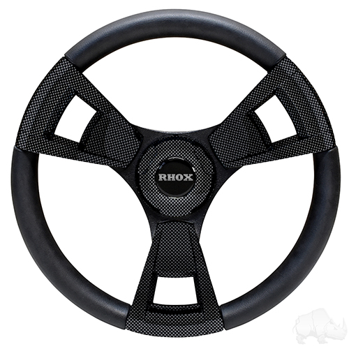 Fontana Steering Wheel, Carbon Fiber, Club Car DS Hub 84+