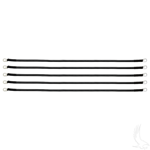 Battery Cable, BAG OF 5, 23" 4 Gauge Black