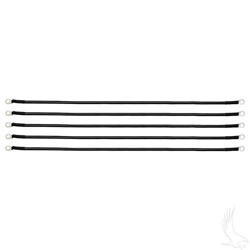 Battery Cable, PACK OF 5, 26" 4 Gauge Black