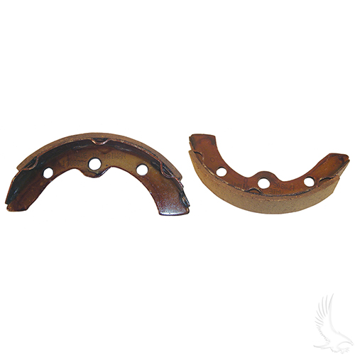 Brake Shoes, SET OF 2, Long Rear, E-Z-Go 87-96, 09+, Club Car DS/Prec 95+, Yamaha G1/G2/G8/G9 82-93