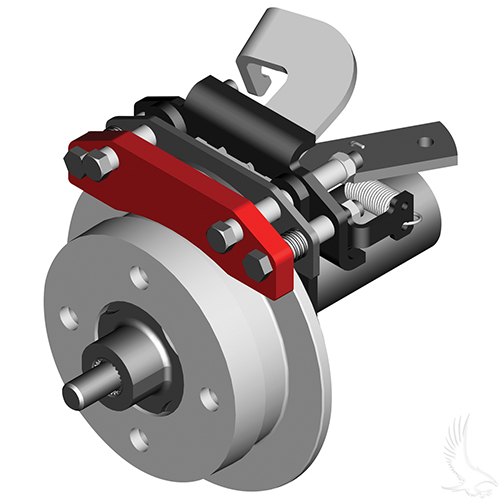 Rear Disc Brake Kit, Club Car DS, Precedent, Yamaha G1-G22