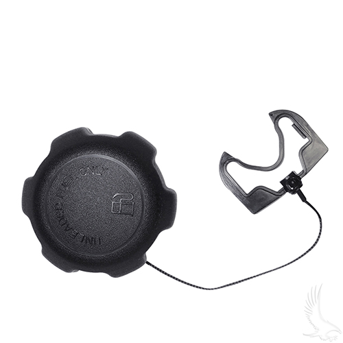 Gas Cap, Non-Vented with Lanyard, E-Z-Go RXV, TXT, Club Car Precedent