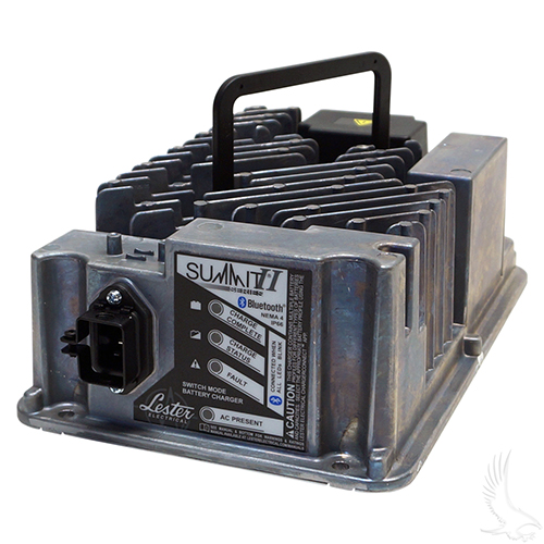 Battery Charger, Lester Summit II, 36-48V Auto Ranging Voltage 13-27A, w/o DC Cordset