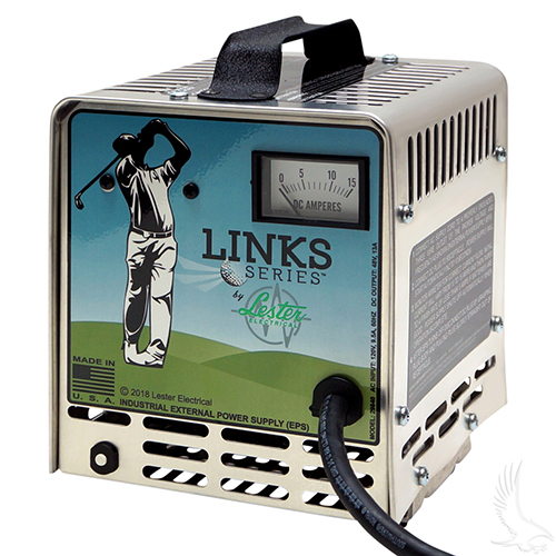 Battery Charger, Lester Links Series, 48V/13A Club Car PowerDrive Plug