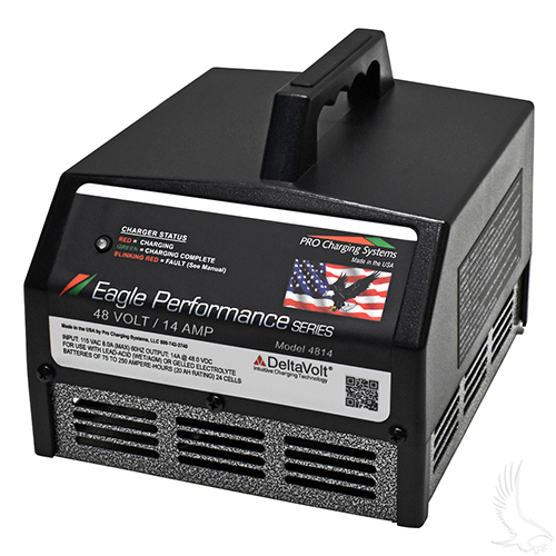 Battery Charger, Eagle Performance Series, 48V 14 Amp, w/o DC Cord