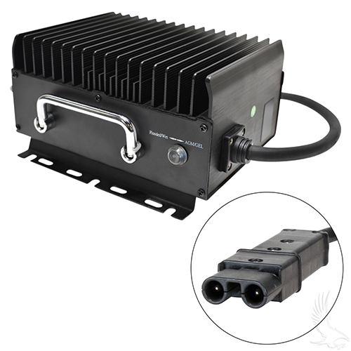 Admiral Advantage High Frequency Golf Car Charger, Yamaha 2 Pin, 48 V 11Amp