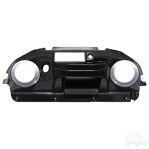 Dash, Deluxe with Radio/Speaker Cutout, Paintable ABS, Club Car Precedent