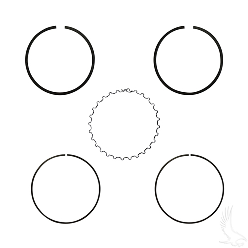 Piston Ring Set, .50mm oversized, E-Z-Go 4-cycle Gas 91+ 295cc only, MCI