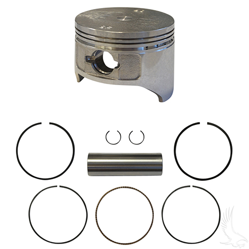 Piston and Ring Set, +.25mm, E-Z-Go 4-cycle Gas 92+ 350cc