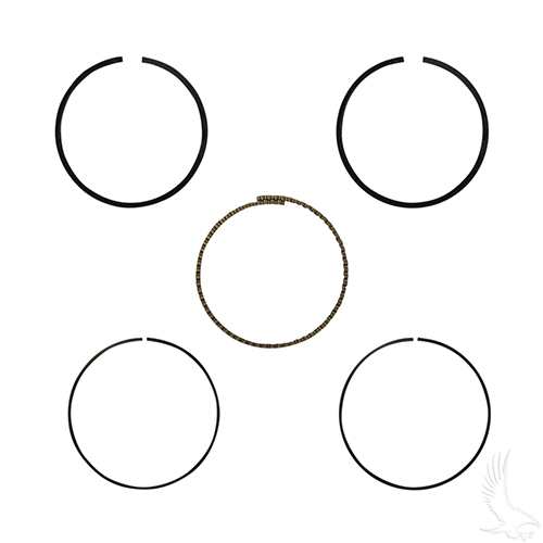 Piston Ring Set, Standard, E-Z-Go 4-cycle Gas 92+ 350cc