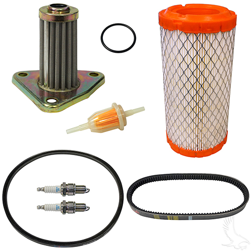 Deluxe Tune Up Kit, E-Z-GO 4 Cycle 295/350cc Gas 96+ w/Oil Filter