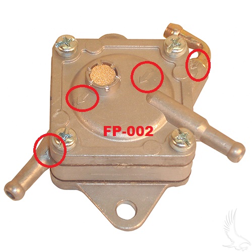 Fuel Pump, Club Car Precedent, DS Gas 87+ Gas