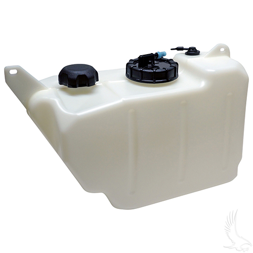 Gas Tank Assembly, E-Z-Go TXT w/ Siphon/Grommet, Rollover Valve/Grommet