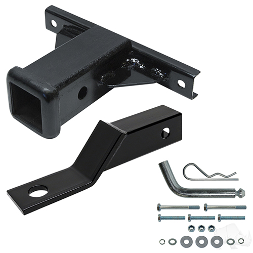 RHOX Bumper Hitch, LIFT-313 Spindle Lift Kit, Yamaha Drive2 with EFI, Quite Drive