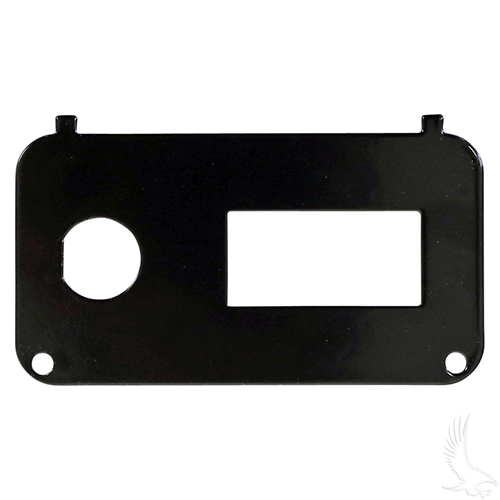 Console Plate, Key Switch w/ State of Charge Meter, E-Z-Go TXT/Medalist