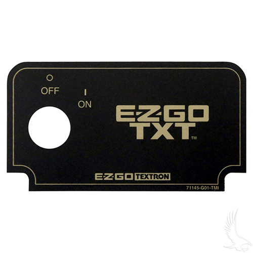 Decal, Key Switch, E-Z-Go TXT/Medalist