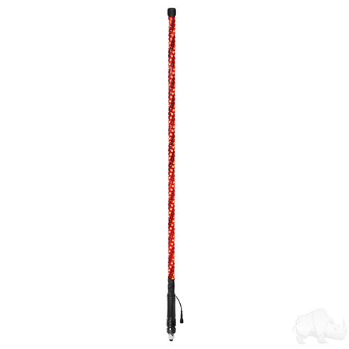 LED Whip Light Stick, 4" RGB Wrapped with remote Control Color