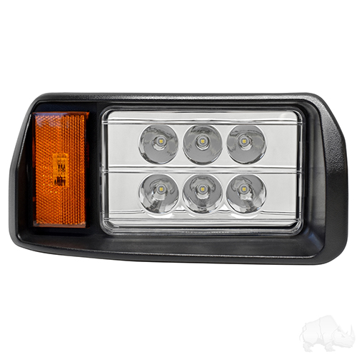 LED Headlight Assembly, Passenger Side, Club Car DS 93+