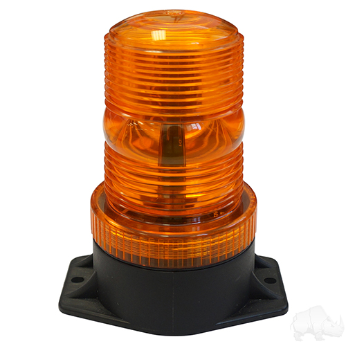 LED Strobe Light, Amber 12-80VDC
