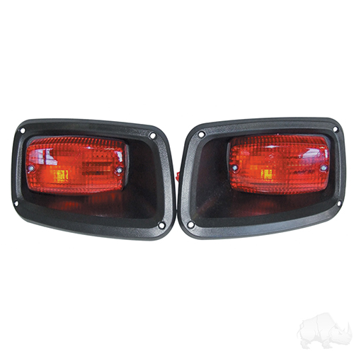 Taillights with Bezels, E-Z-Go TXT 96-13