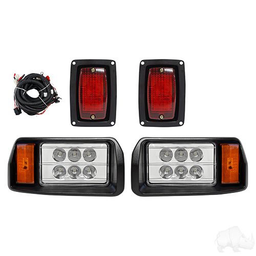 LED Factory Style Light Kit, Black, Club Car DS 93+