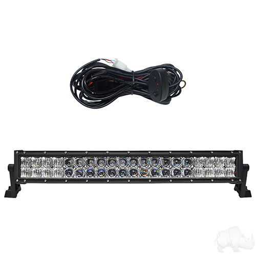 Light Bar, LED w/ RGB, 21.5", Combo Flood/Spot, 12V, 120 Watt, 7800 Lumen