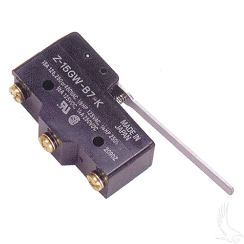 Micro Switch, 3 Terminal, E-Z-Go Electric 71-81