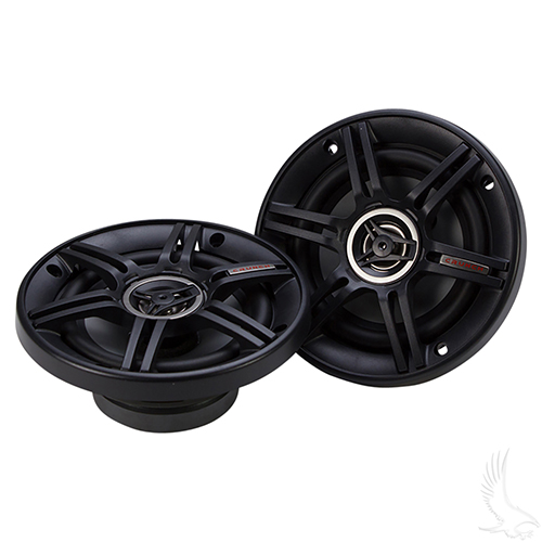 Crunch 5.25" 250W Max Coaxial Speakers, Set of 2